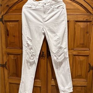 Pistola White Distressed Boyfriend Jeans